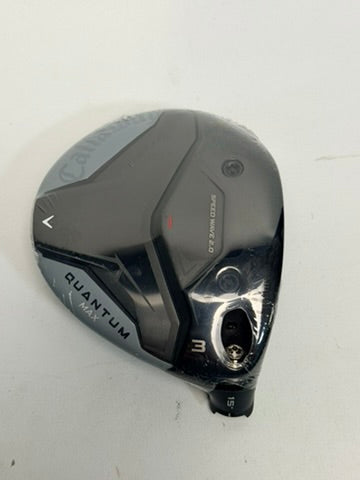NEW Callaway Quantum Max 3 Wood 15° Head Only RH + Headcover