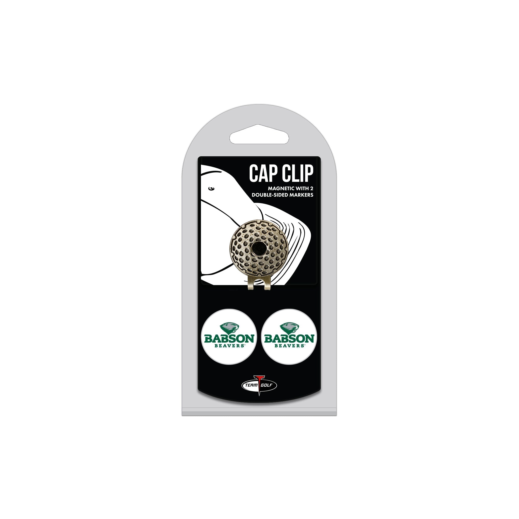 Babson Beavers College Hat Clip with 2 Ball Markers