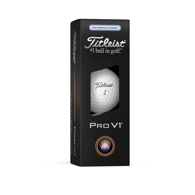 Titleist 2025 Pro V1 Performance Alignment Blue Line Golf Balls