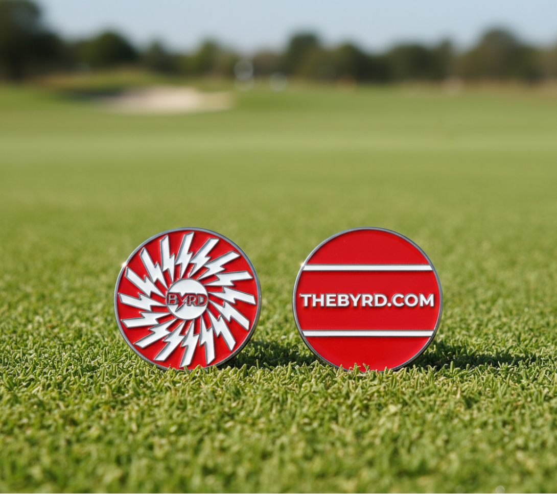 THE BYRD BALL MARKERS - Red, White & Blue