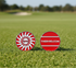 THE BYRD BALL MARKERS - Red, White & Blue