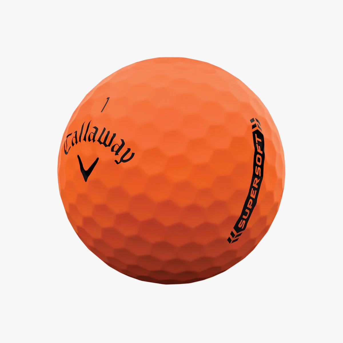 Callaway Supersoft Matte Orange 2023 Golf Balls