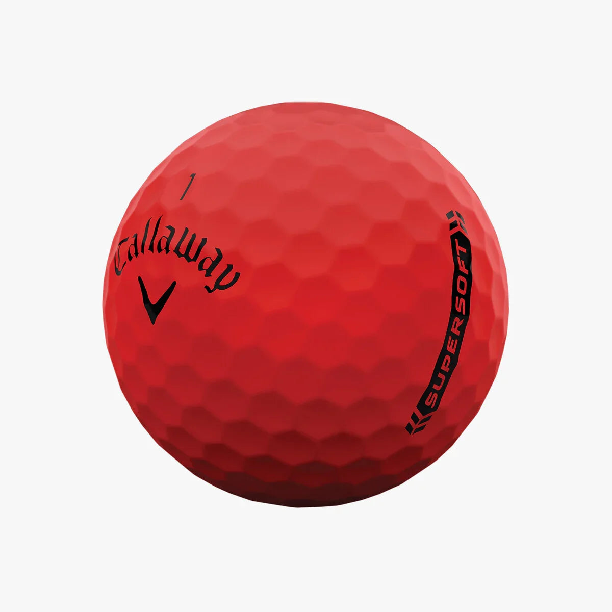 Callaway Supersoft Matte Red 2023 Golf Balls