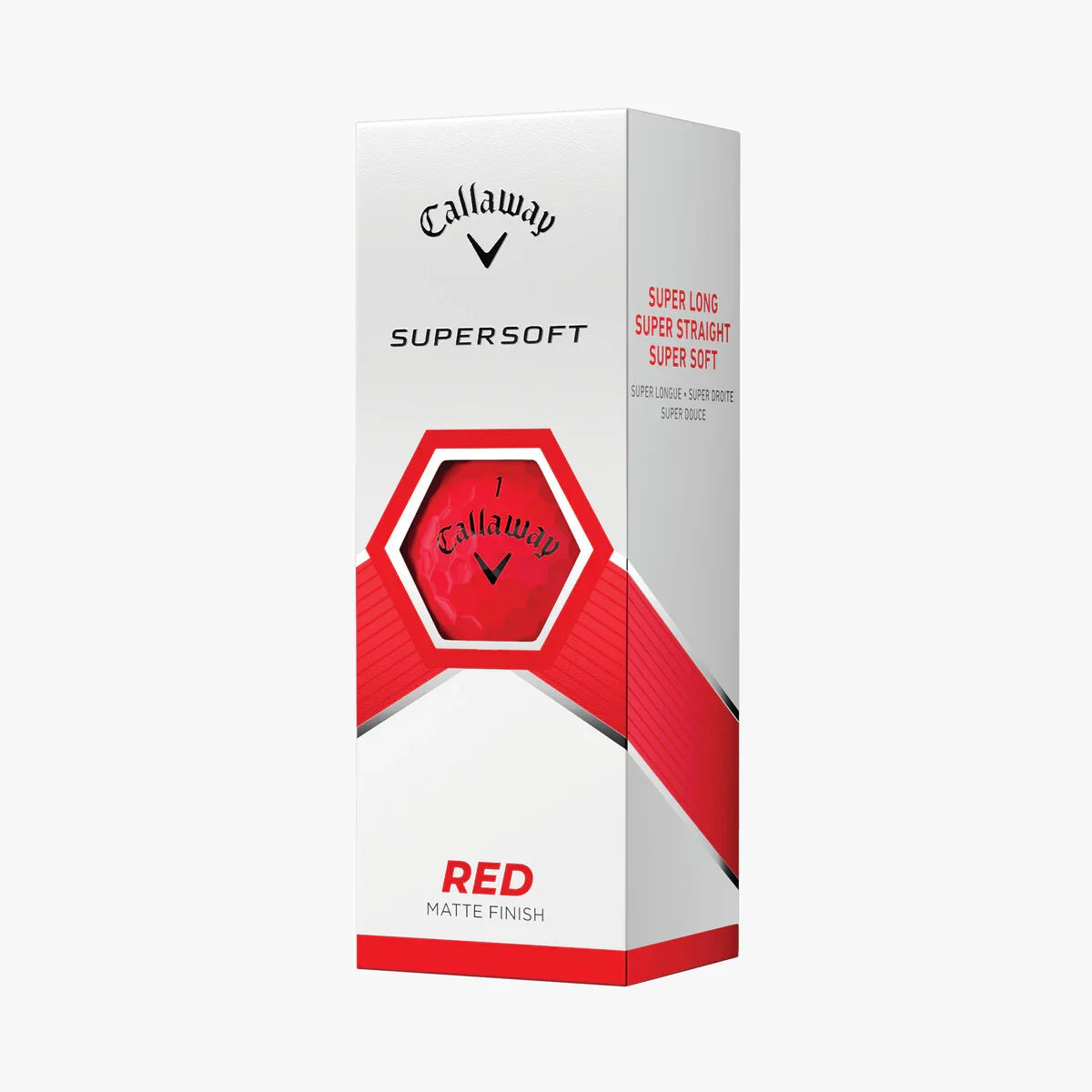 Callaway Supersoft Matte Red 2023 Golf Balls