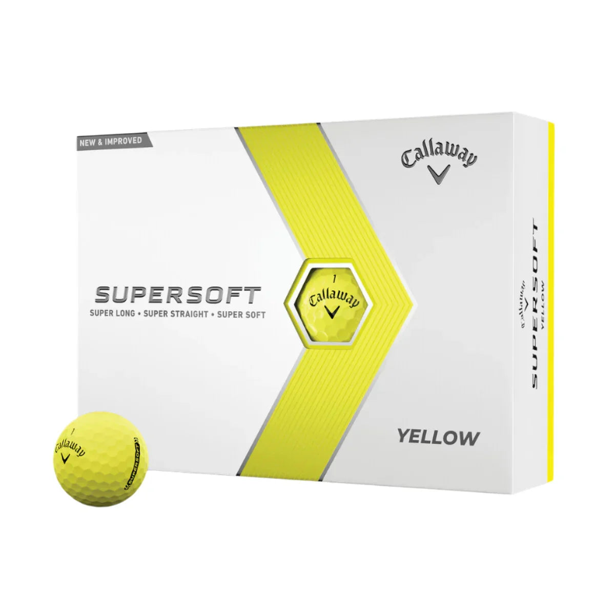 Callaway Supersoft Yellow 2023 Golf Balls