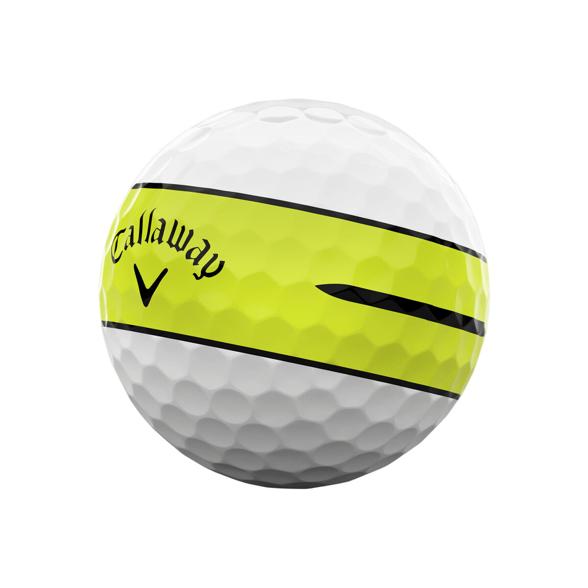 Callaway Chrome Soft 2024 360 Yellow Stripe Golf Balls