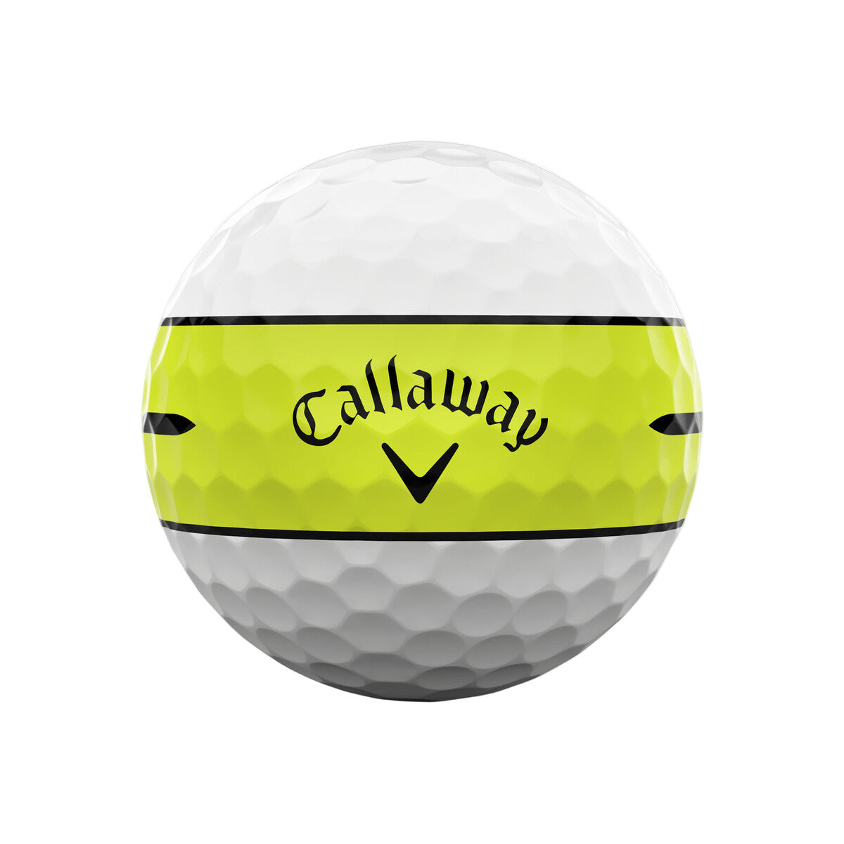 Callaway Chrome Soft 2024 360 Yellow Stripe Golf Balls