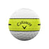 Callaway Chrome Soft 2024 360 Yellow Stripe Golf Balls