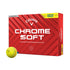 Callaway Chrome Soft 2024 360 Triple Track Yellow Stripe Golf Balls