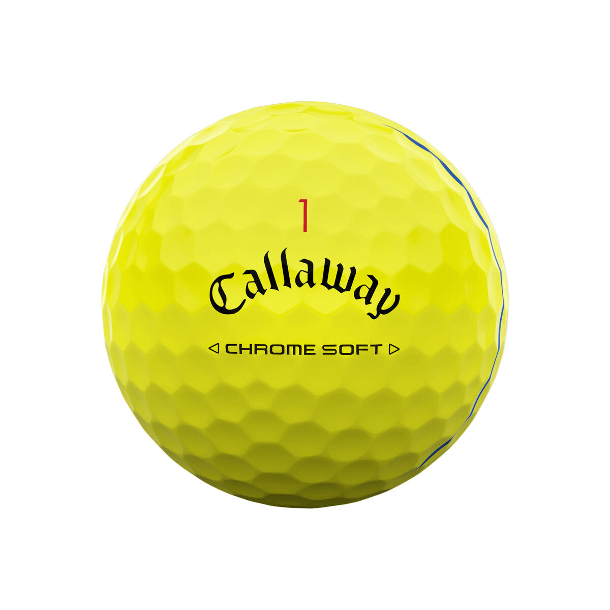 Callaway Chrome Soft 2024 360 Triple Track Yellow Stripe Golf Balls
