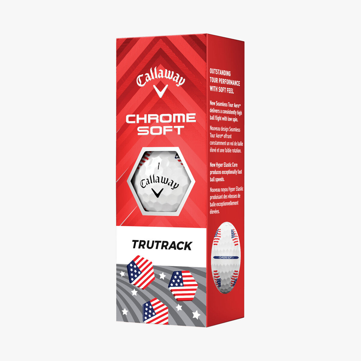 Callaway Chrome Soft TruTrack USA 2024 Golf Balls