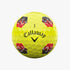 Callaway Chrome Soft TruTrack Yellow - Black & Red 2024 Golf Balls