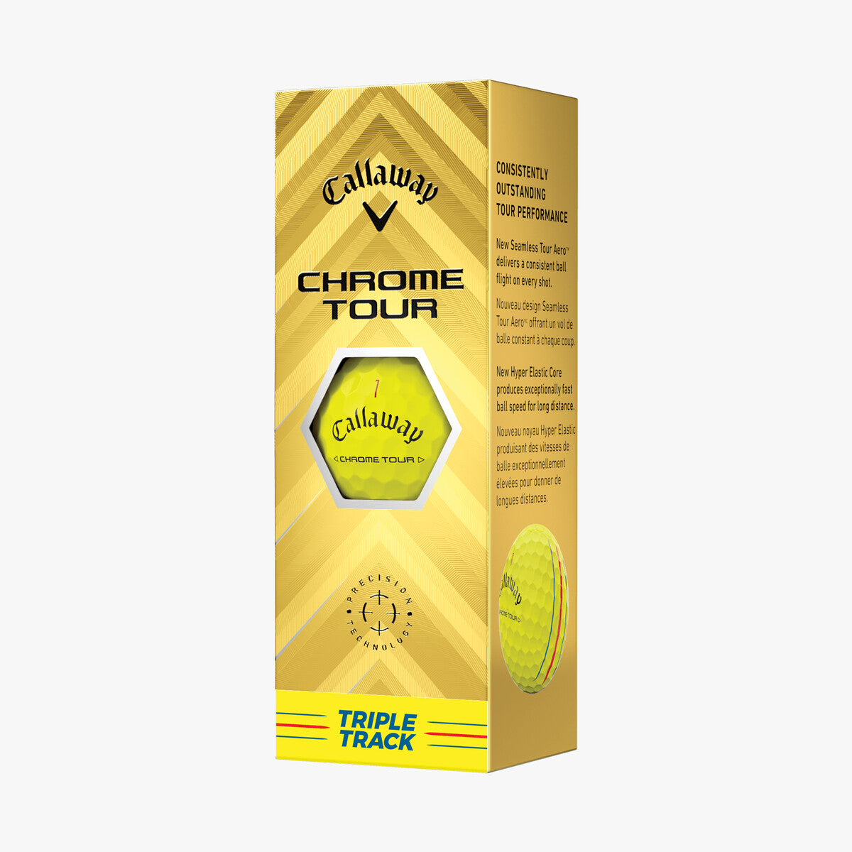 Callaway Chrome Tour Triple Track Yellow 2024 Golf Balls