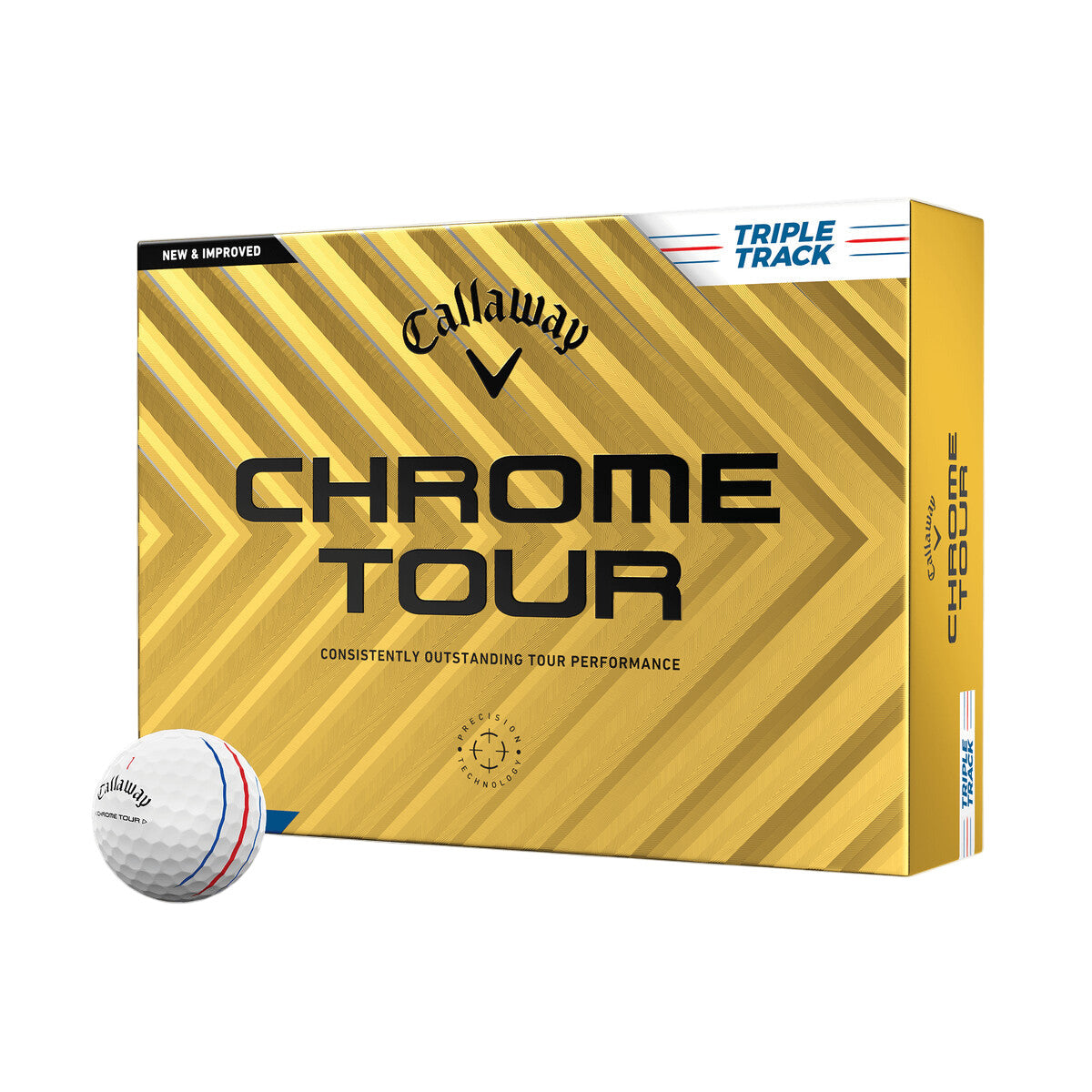 Callaway Chrome Tour Triple Track 2024 White Golf Balls