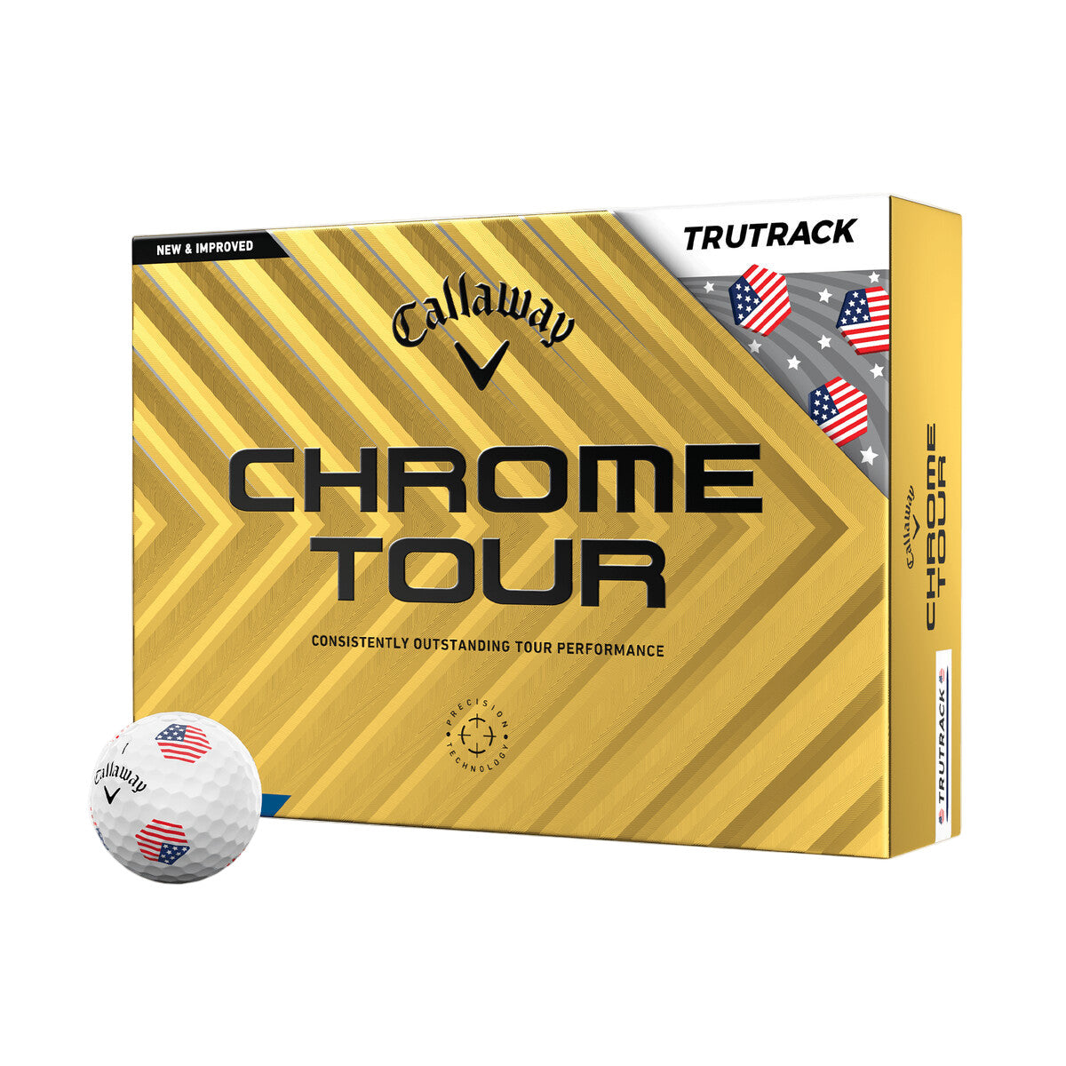 Callaway Chrome Tour 2024 TruTrack U.S.A Golf Balls