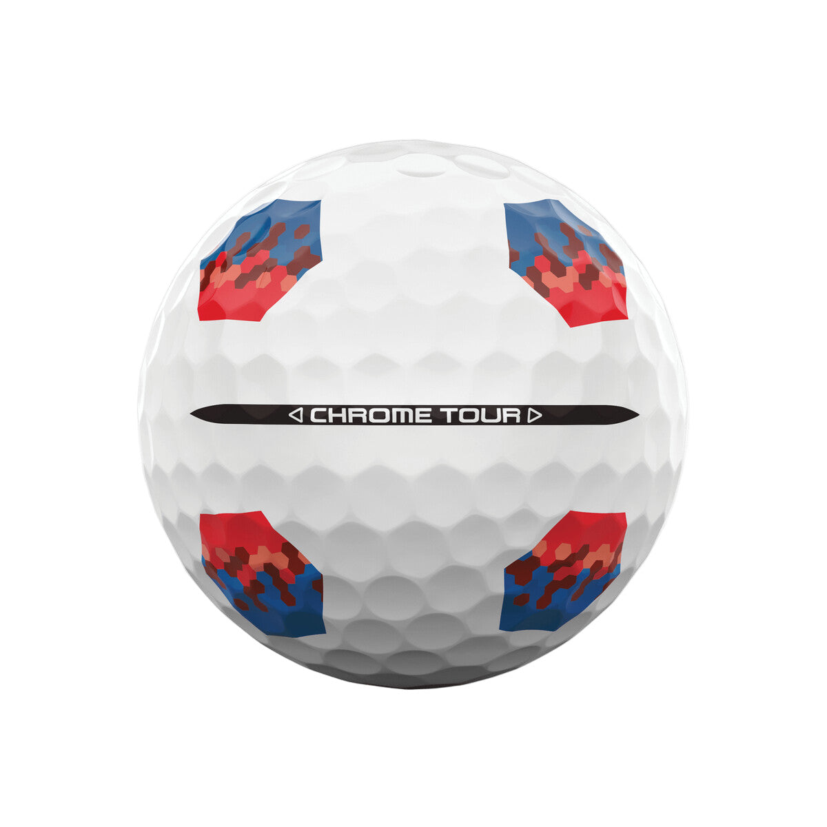 Callaway Chrome Tour TruTrack White - Black & Red 2024 Golf Balls