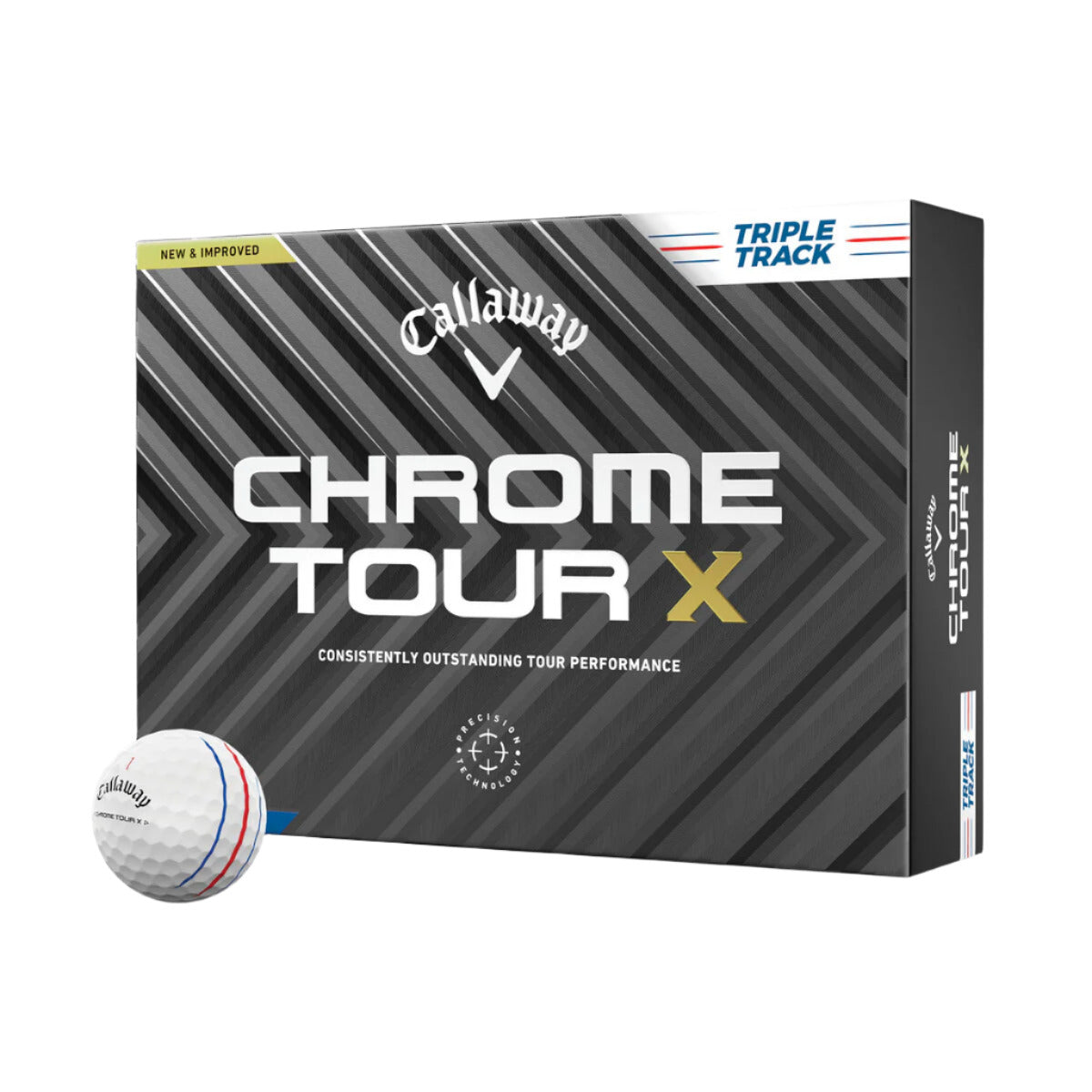 Callaway Chrome Tour X Triple Track 2024 White Golf Balls