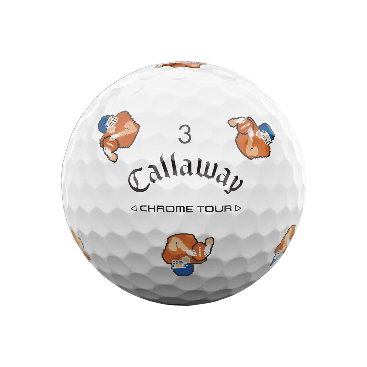 Callaway Chrome Tour Retro Football Golf Balls