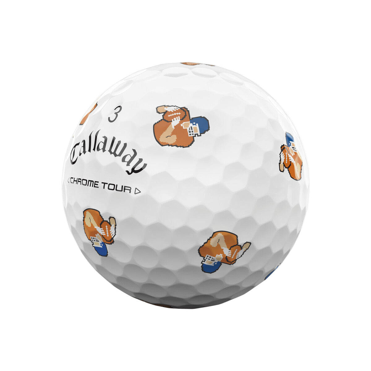 Callaway Chrome Tour Retro Football Golf Balls