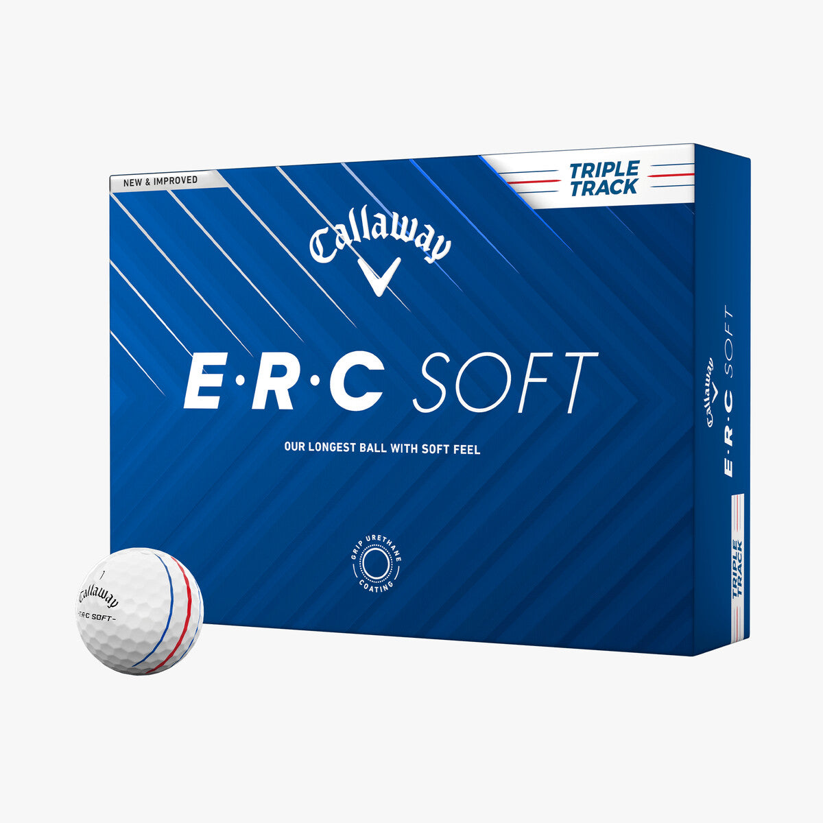 Callaway ERC Soft Triple Track White 2025 Golf Balls