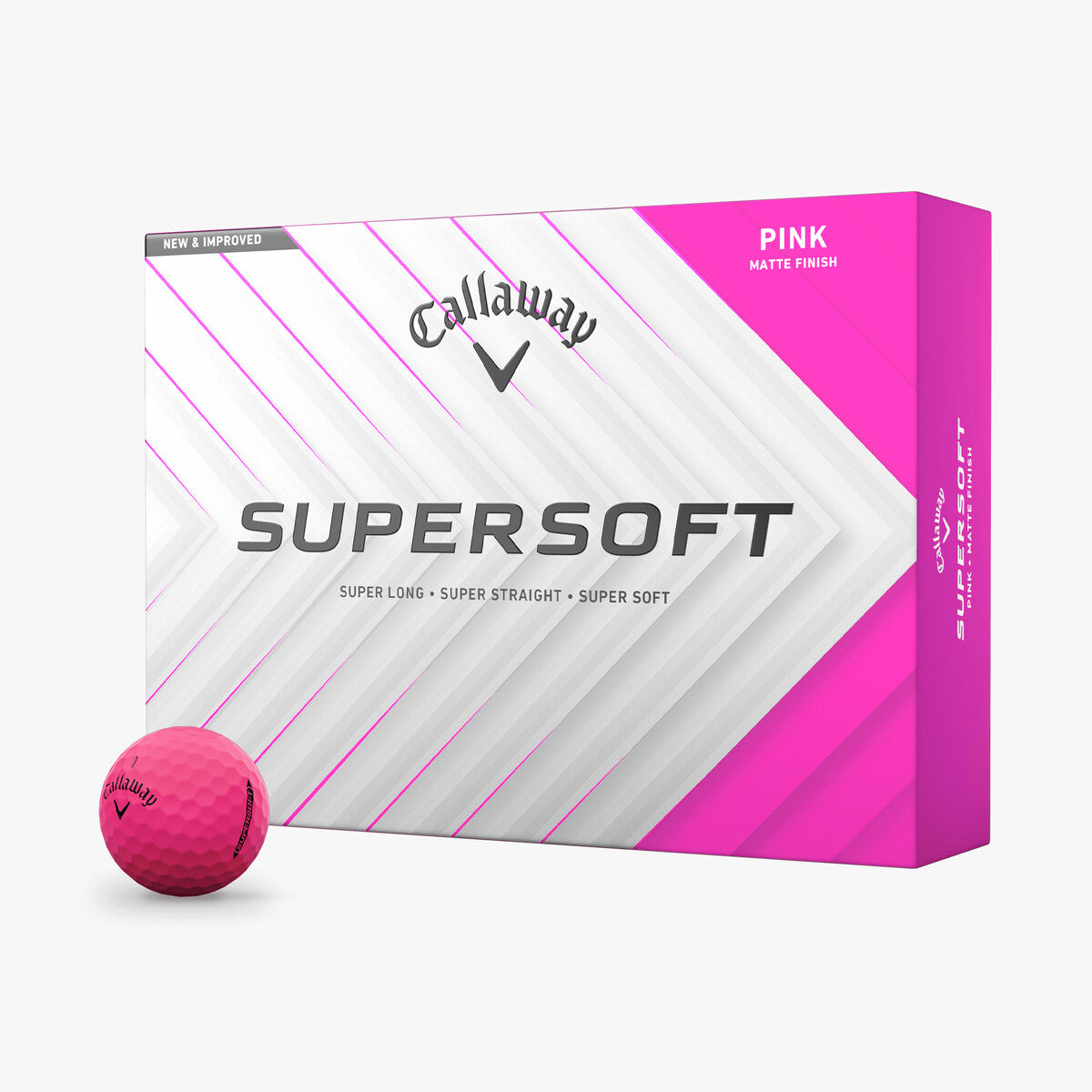 Callaway Supersoft Pink 2025 Golf Balls