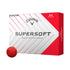 Callaway Supersoft Matte Red 2025 Golf Balls