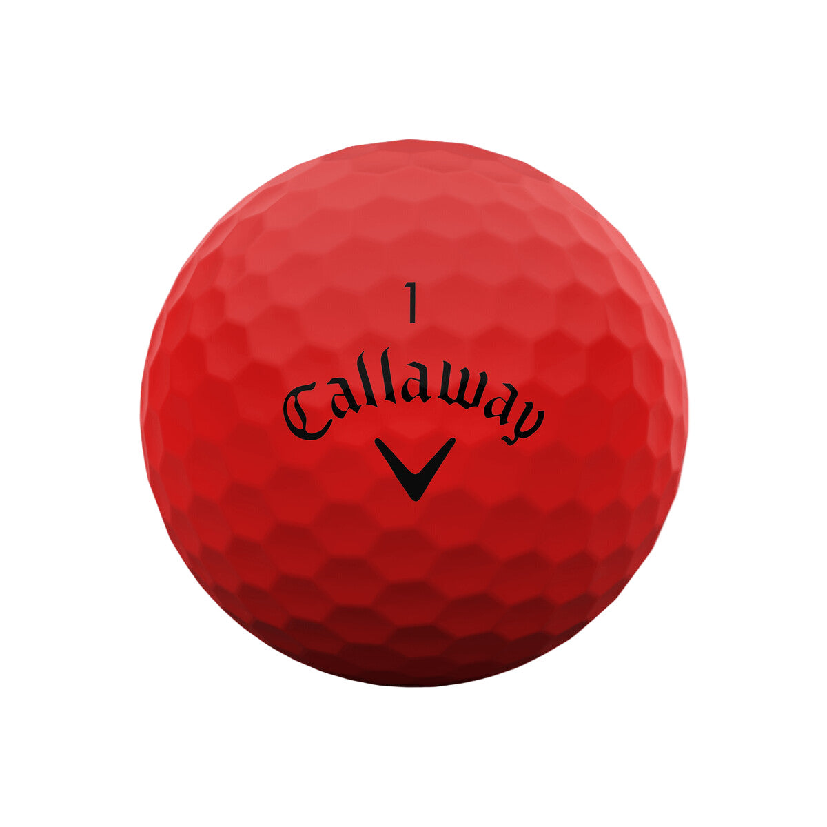 Callaway Supersoft Matte Red 2025 Golf Balls