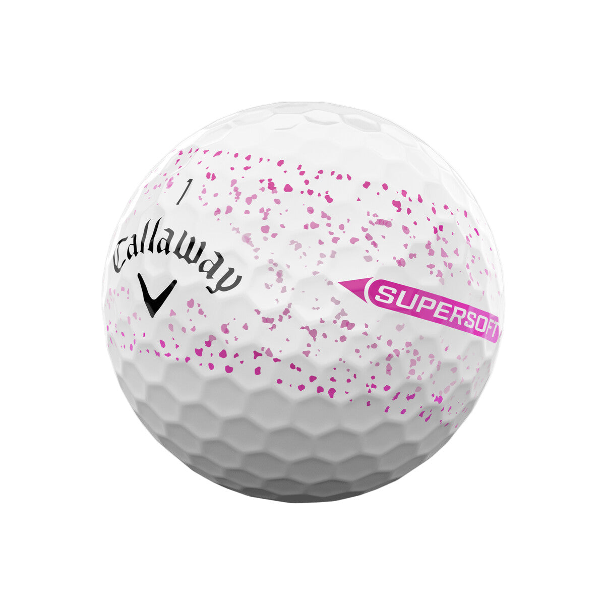 Callaway Supersoft Splatter 360 Pink 2025 Golf Balls