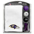 Baltimore Ravens White Microfiber Towel Golf Gift Set
