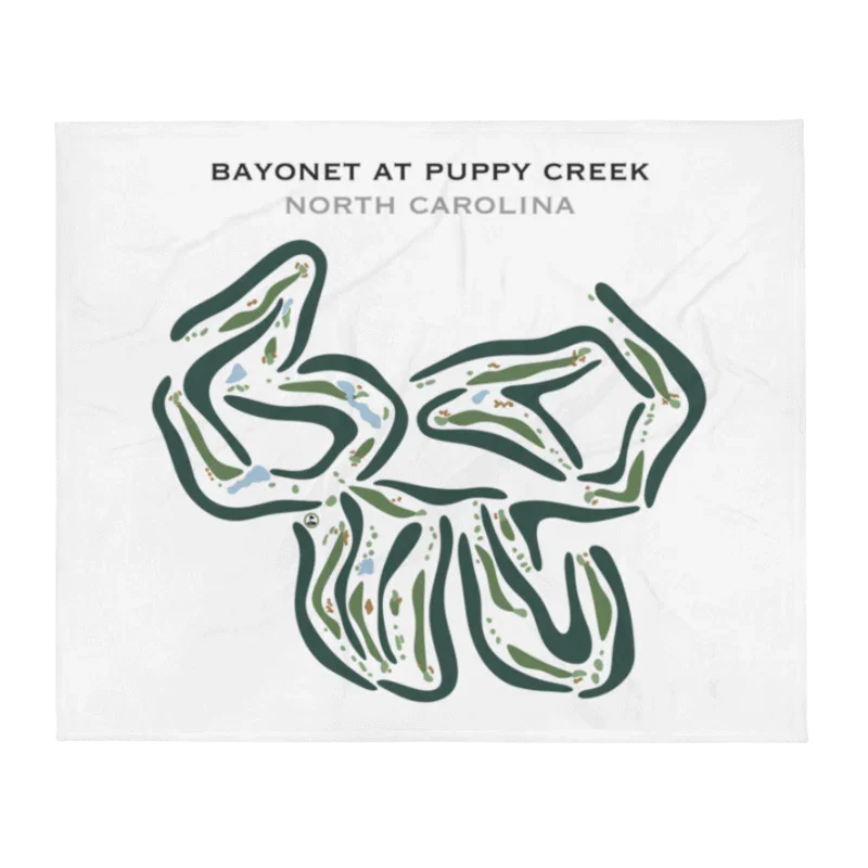 Bayonet At Puppy Creek, North Carolina - Printed Golf Courses