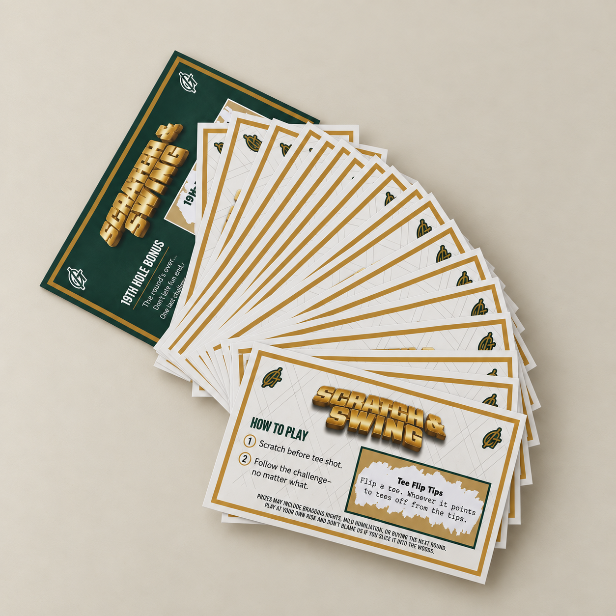 Scratch & Swing™ Scratch Off Golf Game