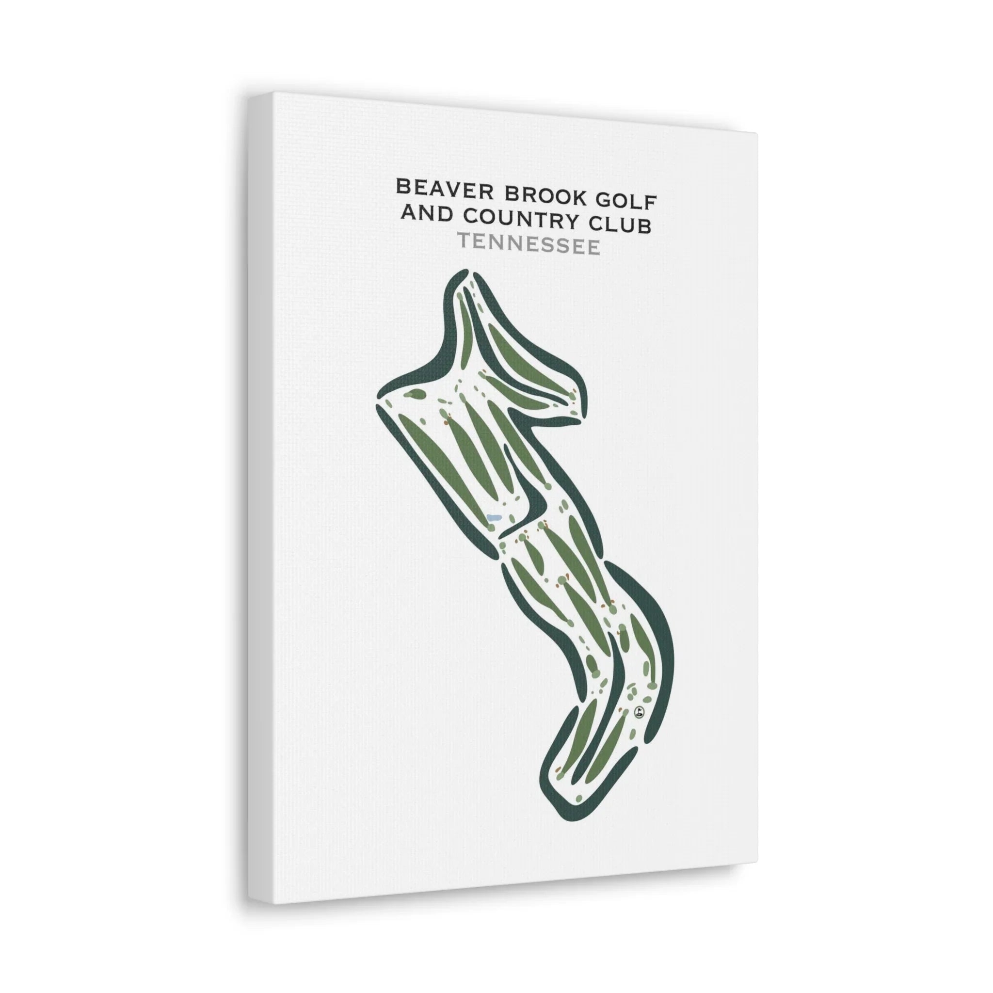 Beaver Brook Golf & Country Club, Tennessee - Printed Golf Courses