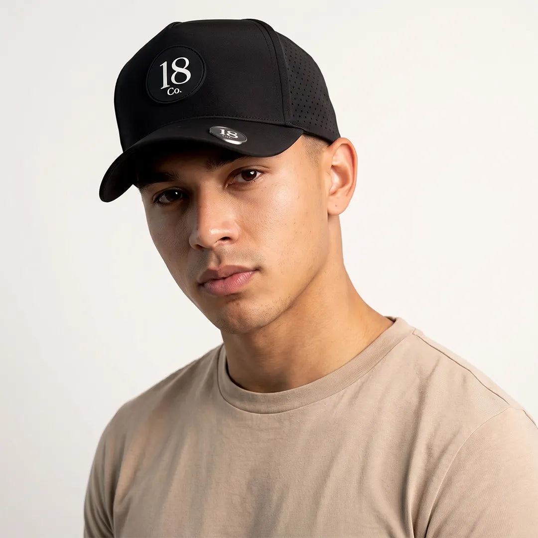 Performance Golf Hat — Black