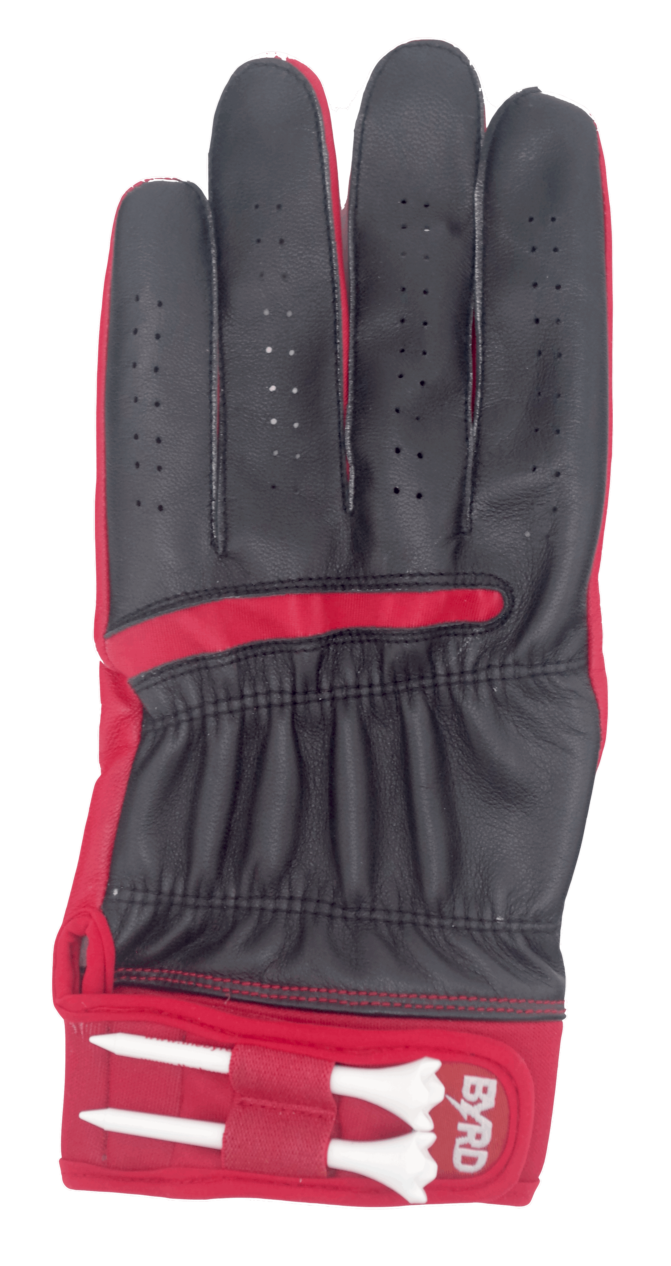 THE BYRD GOLF GLOVE ∞ Black/Red