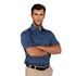 Blue Floral Men's Polo