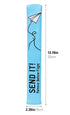 Blue Paper Airplane SEND IT! Alignment Stick Covers