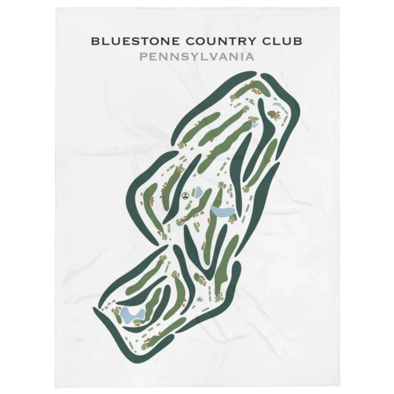 Bluestone Country Club, Pennsylvania - Printed Golf Courses