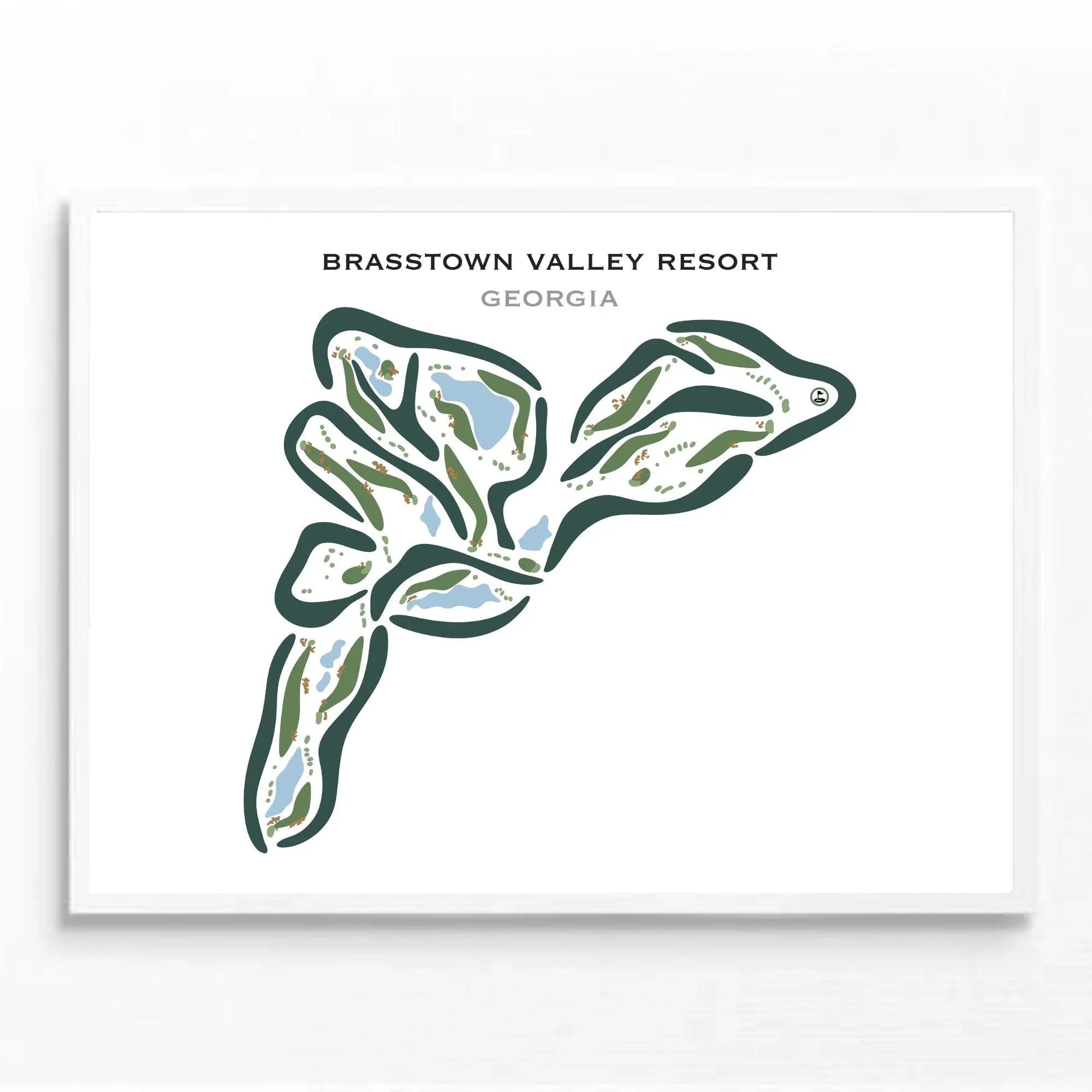 Brasstown Valley Resort, Georgia - Printed Golf Courses