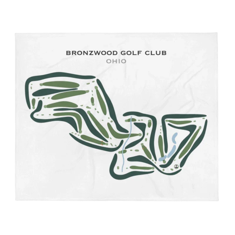 Bronzwood Golf Club, Ohio - Printed Golf Courses