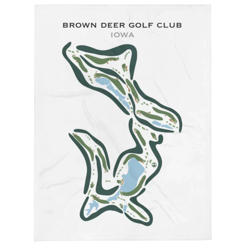 Brown Deer Golf Club, Iowa - Printed Golf Courses