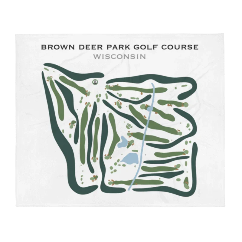 Brown Deer Park Golf Course, Wisconsin - Printed Golf Courses