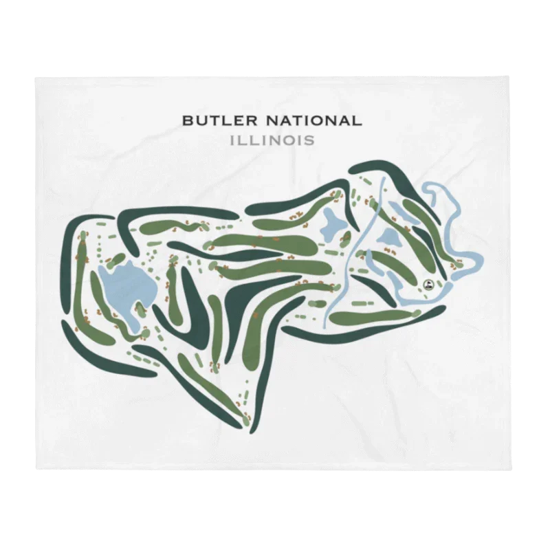 Butler National Golf Club, Illinois - Printed Golf Courses