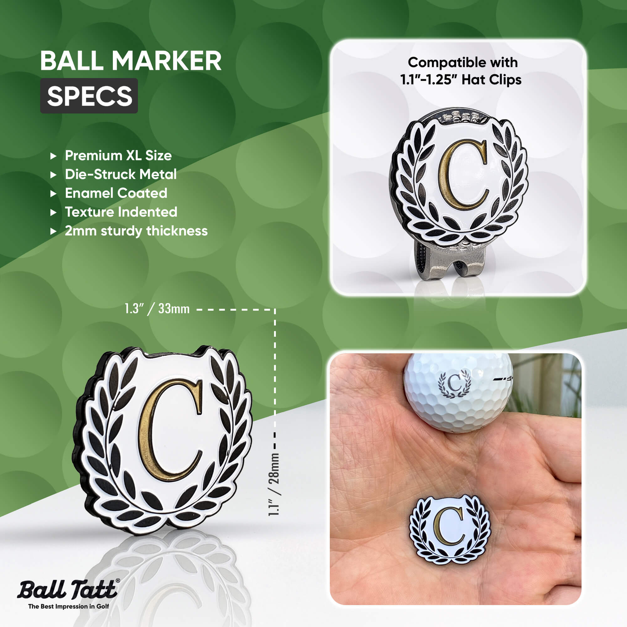 C Monogram w/Ball Marker