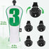 Caddie Whites & Lucky Greens Headcovers