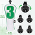 Caddie Whites & Lucky Greens Headcovers