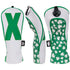 Caddie Whites & Lucky Greens Headcovers