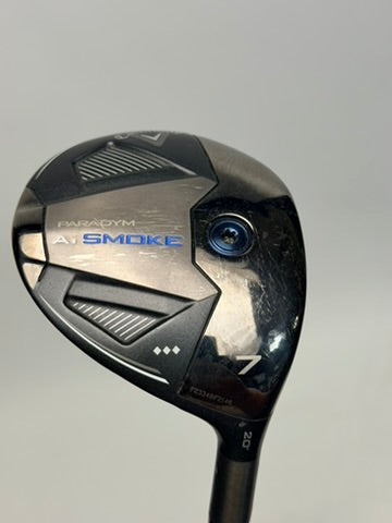 Callaway Paradym Ai Smoke Triple Diamond 7 Wood 20° Denali 70G 6.0 Stiff RH