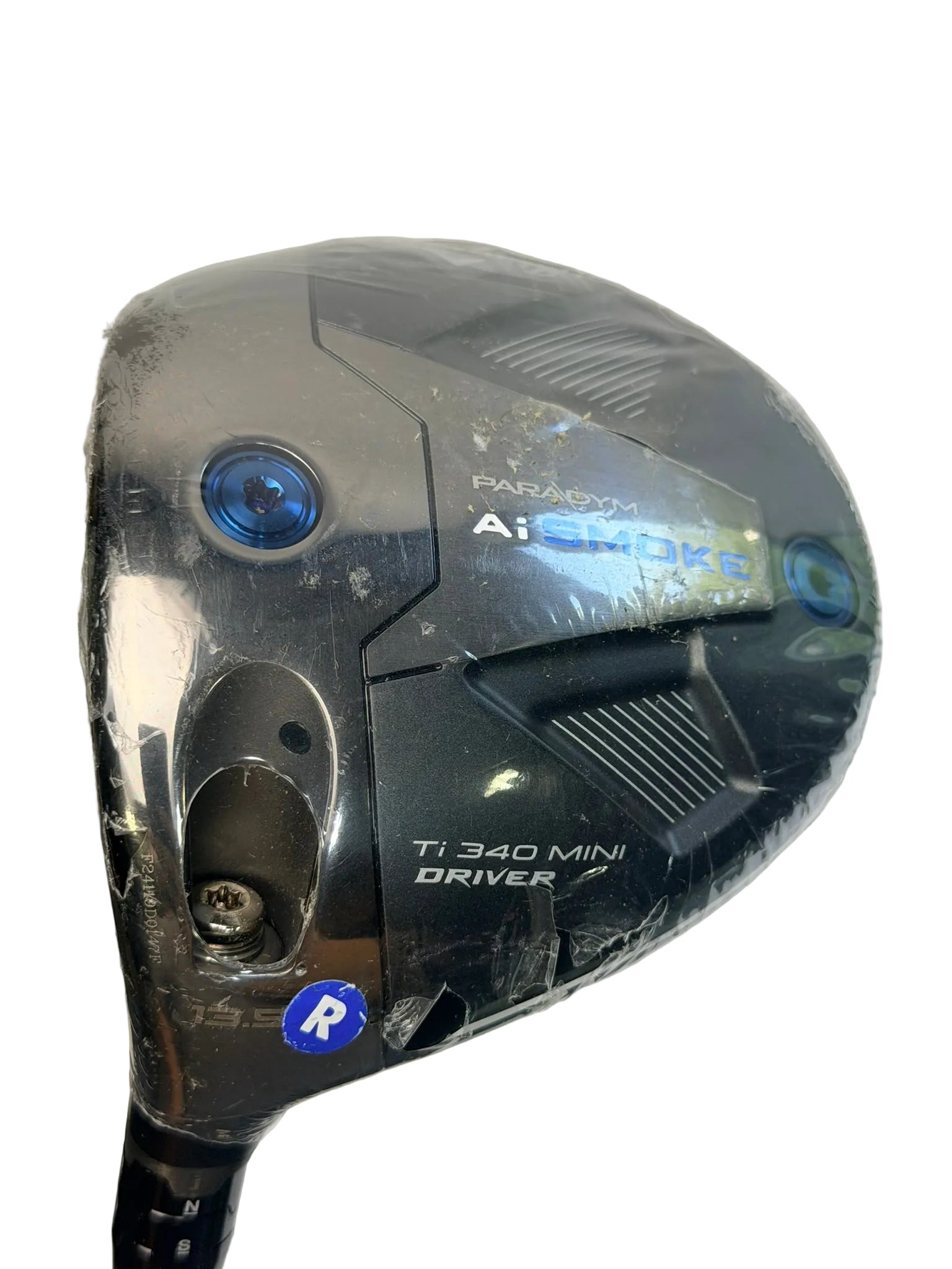 New Callaway Paradym Ai Smoke Ti 340 Mini Driver 13.5° Left-Handed Denali Blue 5.5