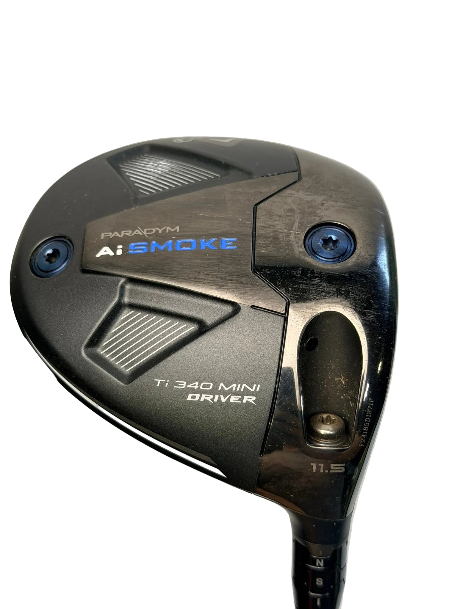 Callaway Paradym Ai Smoke Ti 340 Mini Driver 11.5° RH HZRDUS RDX Black 60G 6.5 Used