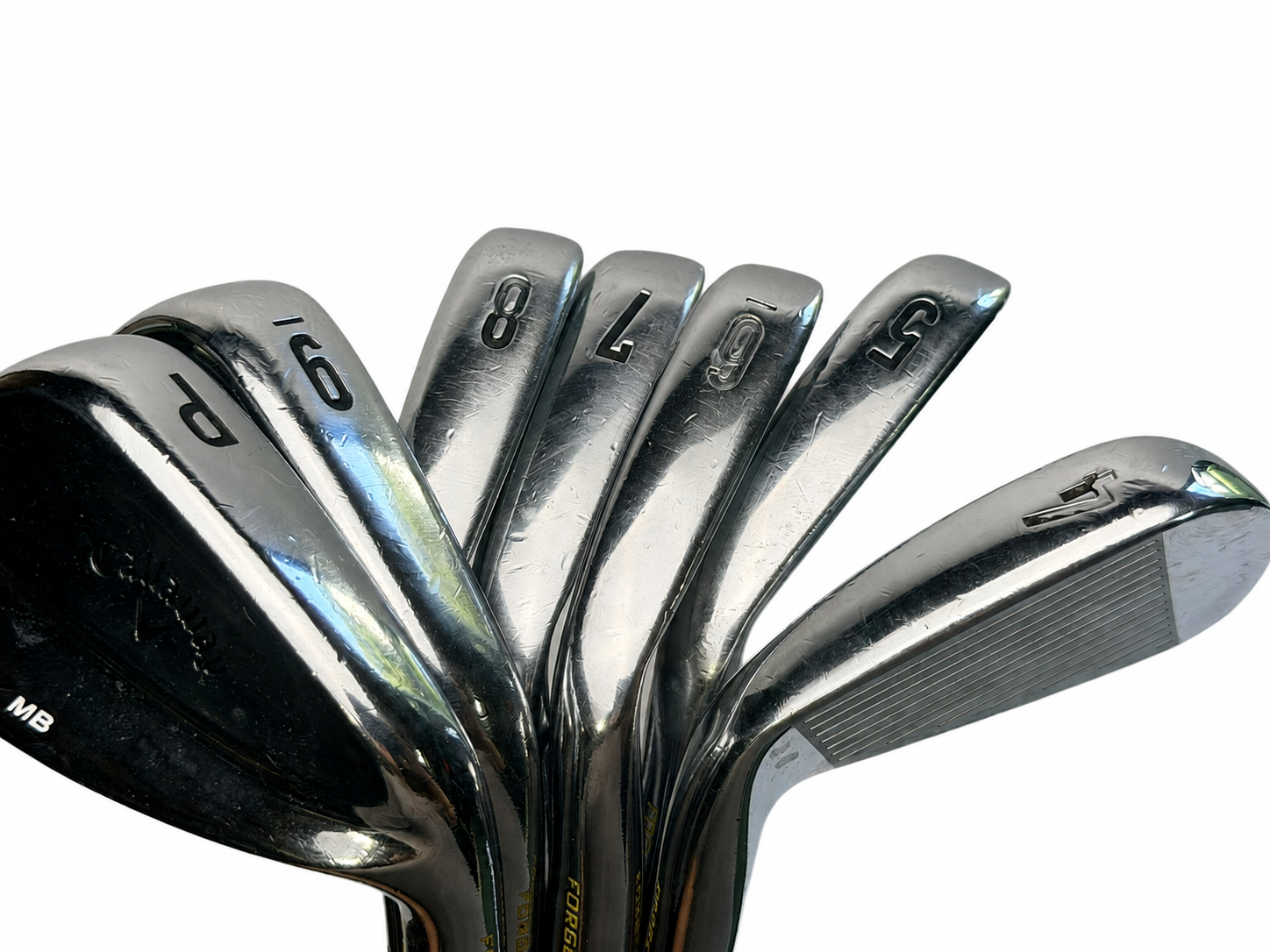 Callaway Apex MB 2018 Irons 4-PW KBS C-Taper Lite 115 X-Stiff RH (Used)